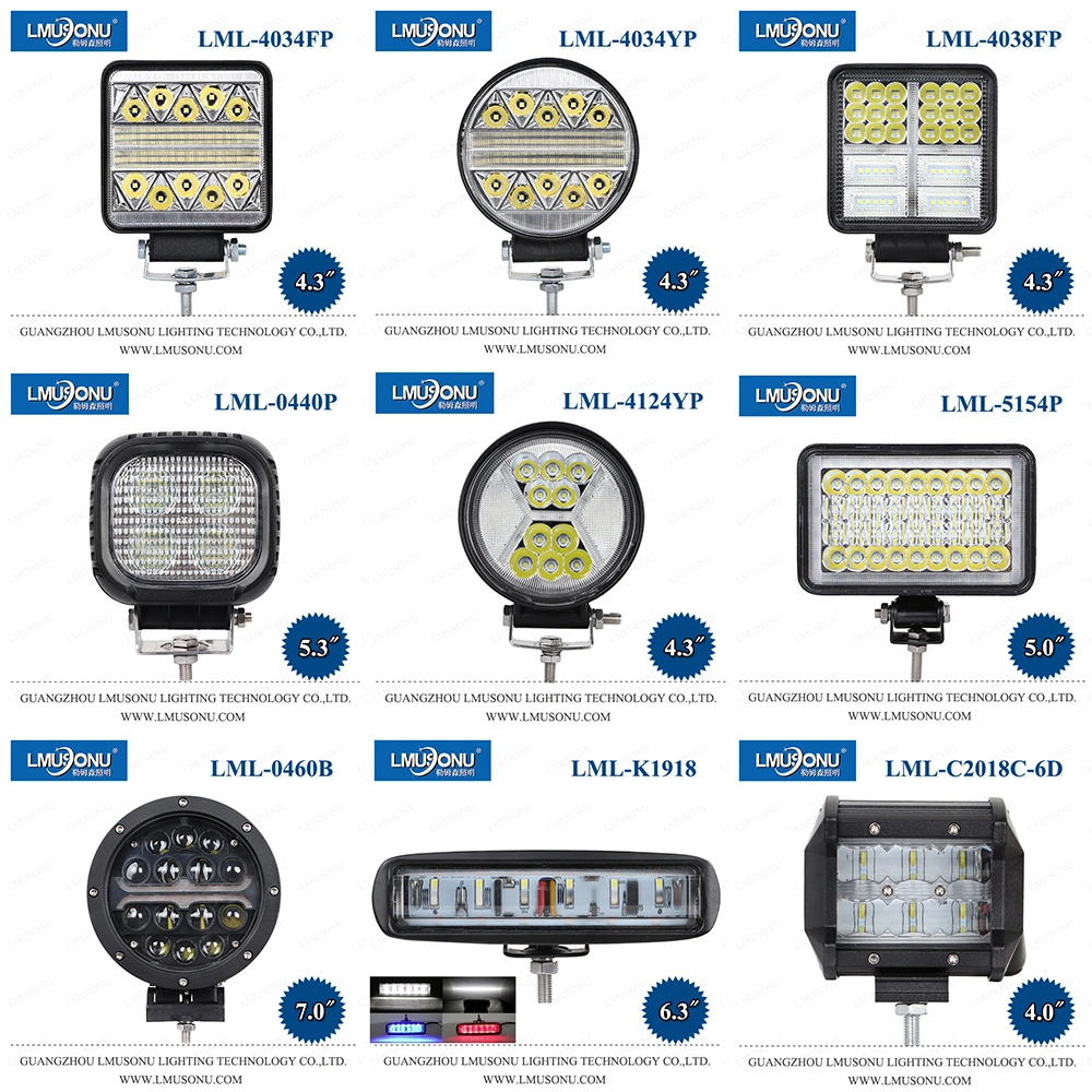 15W 30W 50W 60W 70W 80W 90W CREE Auto Car Offroad LED Work Light for Truck Tractor Boat Spot Beam 12V 24V