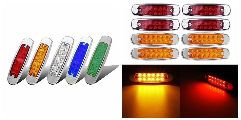 12 LED Waterproof Boat Trailer Truck RV Trailer Lights Rear Stop Turn Signal Parking Tail Brake Lights