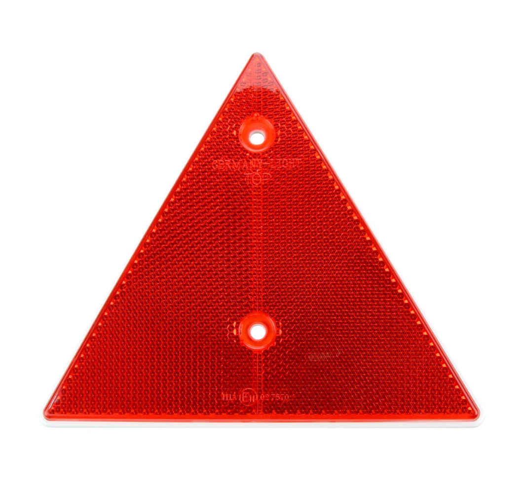 2PCS Emark Triangle Truck Trailer Reflex Reflector with Card Packing